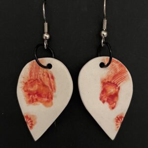 Orange & White Drops